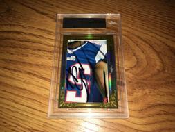 Darrelle Revis 2015 Leaf Masterpiece Cut Signature signed au